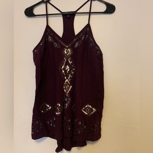 Express Sequin Tank Top